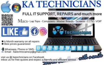 Full IT Support, Full Maintenance & Repairs.